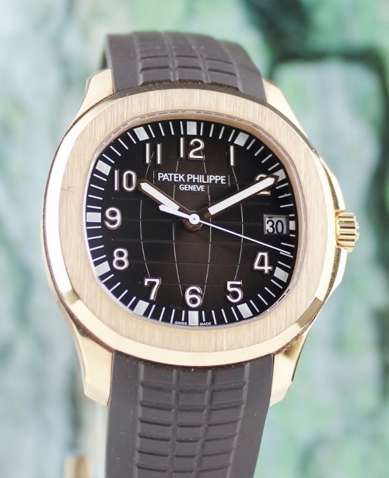(image for) UNPOLISHED PATEK PHILIPPE 18K ROSE GOLD AQUANAUT / 5167R